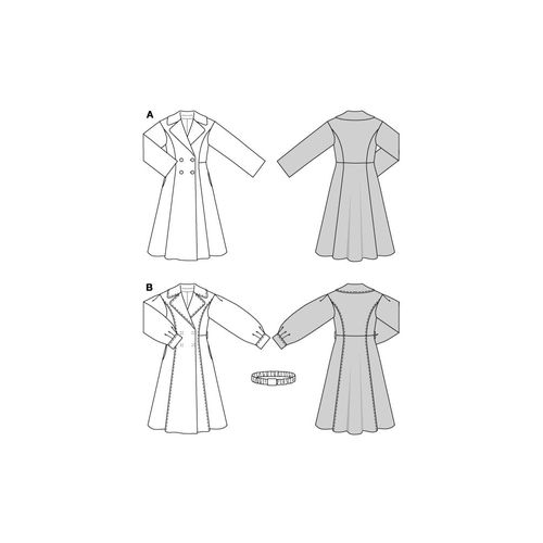 Patron Burda 5683 - Manteau
