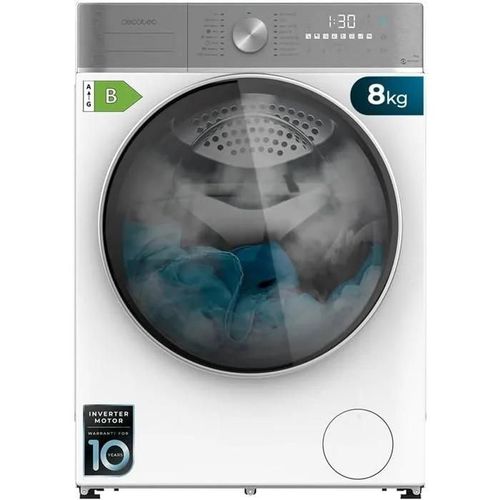 Cecotec Lave-linge Sechant 8-5 kg Chargement Frontal Bolero WashDry 8580 Inverter B. 1400 trmin, 16 Programmes, Moteur Inverter Pl