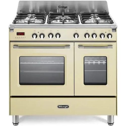 MEM 965T BX ED Cuisiniere a gaz avec four electrique 5 bruleurs 90 x 60 cm Creme