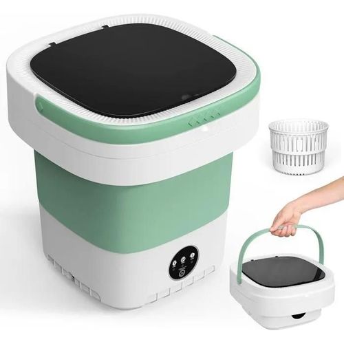 Mini Machine a Laver,12L Machine a Laver Portable,Mise a Jour Mini Lave Linge avec 3 Modes de Nettoyage en Profondeur Panier D'ess