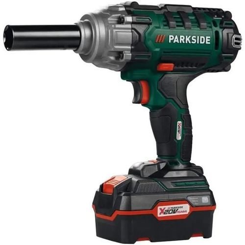 PARKSIDE® Boulonneuse/Visseuse clé à choc sans fil PASSK 20-Li A1, 20 V 4A 400 MN