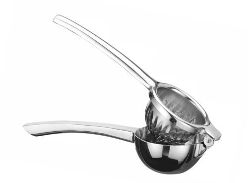 Presse-Agrumes Manuel, Barup, Avec Poignées Ergonomiques Extra-Larges Assurent Un Bon Effet De Levier Pour Faciliter La Pression: 130mm, Diamètre Du Bol Presse-Agrumes: 75mm, Acier Inoxydable