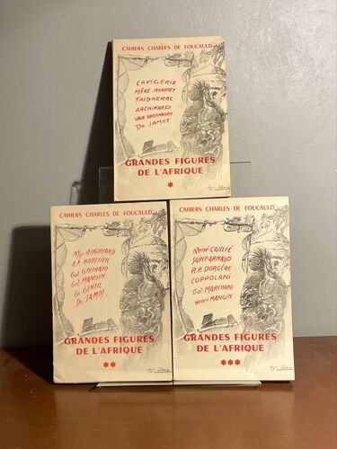 Grandes Figures De L’Afrique Cahiers Charles De Foucauld (3 Volumes)