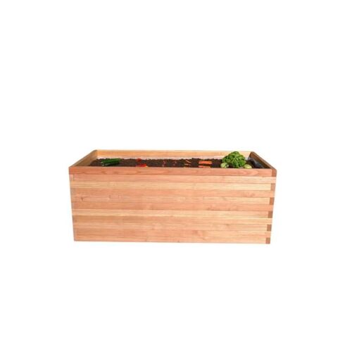 Jardinière Surélevée Royal 1 En Mélèze 1300x750x750