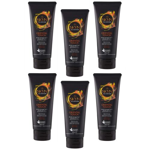 Skyn Lot De 6 Gels De Massage 2 En 1 Oriental Touch - Effet Chauffant Doux - 200ml
