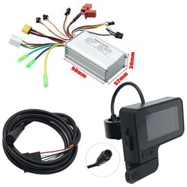 Contrôleur De Moteur Sans Balais Pour Scooter Électrique, 36v/48v, Régulation De Vitesse, Écran Lcd, Accélérateur De Pouce-36v Set C
