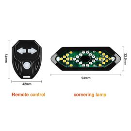 Clignotant Led Iodé Pour Xiaomi M365 Pro 2/Mi 4, Télécommande Sans Fil, Feux Arrière De Scooter, Lampe Aste Micro Usb-Style C