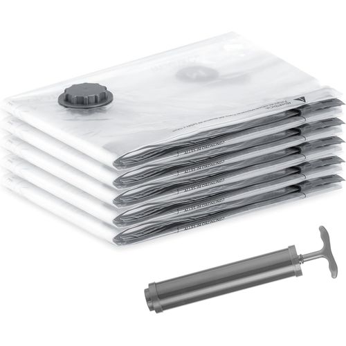 TIANYI-Lot de 5 sacs sous vide pour vêtements - 50 x 70 cm - Sans BPA - Sacs de rangement sous vide - Pour vêtements, coussins et vestes