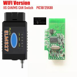 Prise En Charge Bt/Wifi Elm 327 De Puce Du Commutateur Pic18f25k80 De Hs-Can/Ms-Can Elm327 V1.5 Pour Le Eau De Diagnostic De Voiture De Ford Forscan Obd2 - Type Wifi