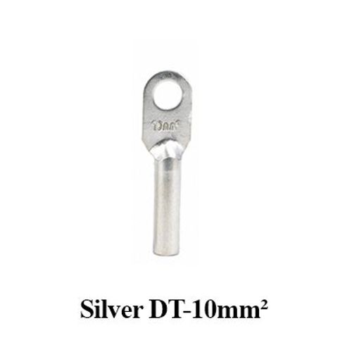 Fil Terminal Cuivre CriAJSplice DT-10 DT-16 DT-25 Argent 18/Plaqué nuits Boulon auxTrou Antarctube LUG Câble - Silver DT-10-2pcs