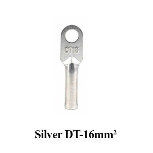 Fil Terminal Cuivre CriAJSplice DT-10 DT-16 DT-25 Argent 18/Plaqué nuits Boulon auxTrou Antarctube LUG Câble - Silver DT-16-50pcs