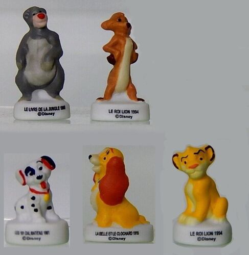 5 Fèves De La Série Mate Disney Animals Friends (2024)