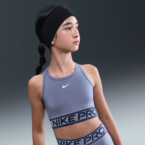 Brassière De Sport Nike Pro Swoosh Pour Ado (Fille) - Bleu