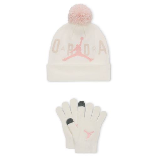 Ensemble Deux Pièces Avec Bonnet À Pompon Jordan Pour Ado - Blanc