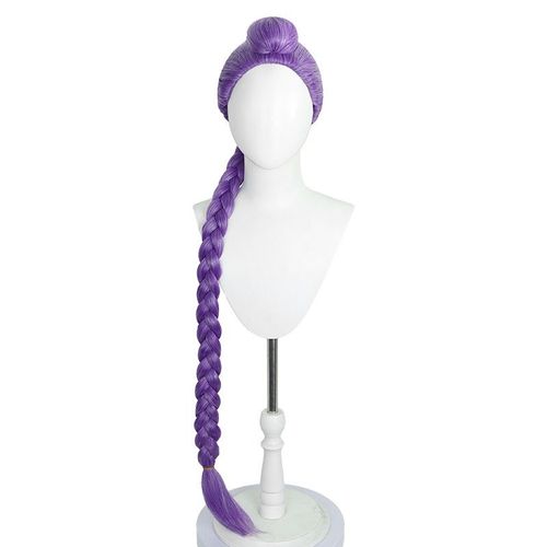 Perruque Cosplay Violette : Cheveux Synthétiques Thermorésistants Pour Anime & Fêtes