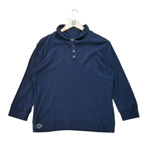 Reconditionné - T-Shirt Manches Longues Femme Marine - Taille L - Femme - Marine