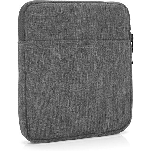 Pochette Nylon Pour Tablette Jusqu'À 7 Pouces - Protection Pour 17 X 14,5 Cm - Ex. Kindle Oasis 9E & 10E Génération - Gris Foncé[CLA9300366]