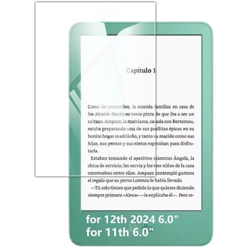 KALANKA-Paquet de 2 Verre Trempé Protecteur d'écran pour Kindle 12th 2024 / Kindle 11th 6.0