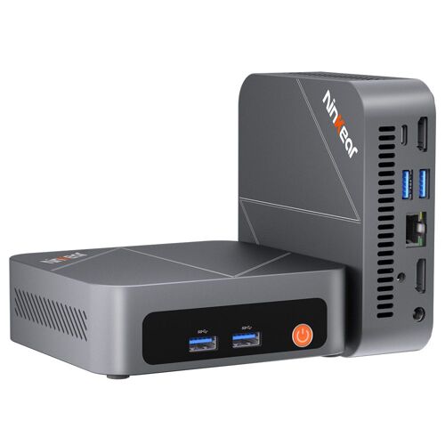 Mini PC Ninkear M7, AMD Ryzen 5 7430U 6 coeurs - 4.3 GHz max - Ram 16 Go - SSD 512 Go, 2 ports HDMI + Type-C, écran triple 4K, Wi-Fi 6, Bluetooth 5.2