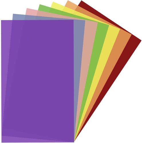 7 Pièces Gelatine Eclairage Filtres Correcteurs De Lumière En Gel Transparent Film De Couleur Gel Film Filtre Couleur,Feuilles En Plastique,Pour Flash Lumière Led Film Vidéo Photo[Z2604]