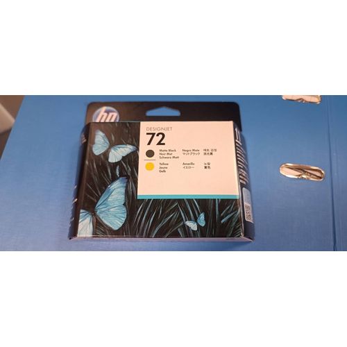 Tête d'impression d'origine HP C 9384 A / 72 - noire, jaune