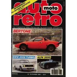 Auto Retro 78 De 1987 Alfa Romeo 6c 2500,Lincoln,Bmw 2002 Turbo,Rosengart Supertraction,Bmw 735i,Bertone,Ac Cobra 289,Zundapp Ks600 Et 601