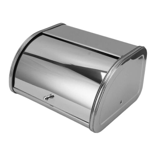 Boîte à pain Petit bac de rangement en métal à côté plat pour le pain gâteau beignet biscuit nourriture vaisselle surface miroir