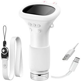 Microscope portable pour enfantsmicroscope numériqueavec écran de 2,0"" et lumières LEDzoom 1000xmini microscopecadeau d'anniversaire pour enfants à partir de 3 ansjaune