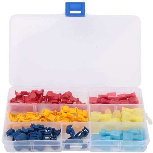 Connecteur de câble électrique rapide en T,borne de fil de verrouillage d'épissure instantanée,120 pièces,240 - 60PCS With Box -B