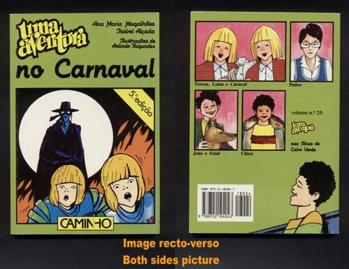 Livre Book Livro Uma Aventura No Carnaval 5ème Édition N° 24 Ouvrage En Portugais 1997 Caminho