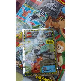Figurine LEGO Jurassic world Raptor et piège