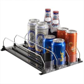 Organiseur De Canettes à 3 Niveaux Réglable Pouvant Contenir Jusqu'à 27
