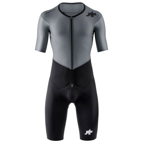 ASSOS - Le Houdini Roadsuit S11 - Combinaison de cyclisme taille XXL, noir/gris