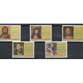 Vatican Timbres Jubilé Du Pape Paul Vi 1970