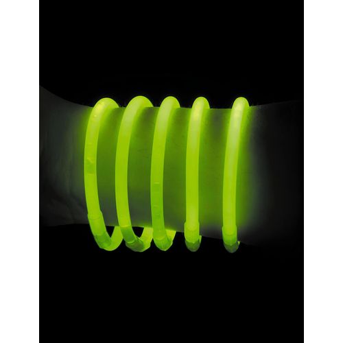 100 Bracelets Phosphorescent Verts