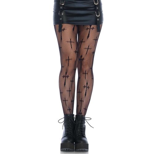 Collants Résille Croix De Nonne Femme