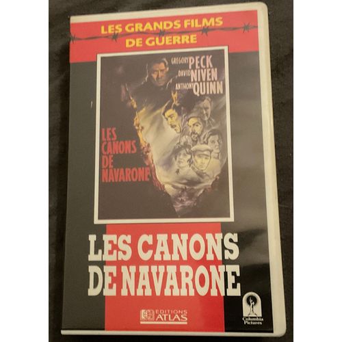 Cassette Vhs Les Grans Films De Guerre " Les Canons De Navarone"K7 Vhs