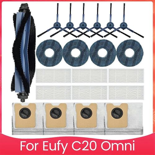Kit d'accessoires pour aspirateur robot C20 Omni, brosse à rouleau, brosses latérales, filtres HEPA, tampon de nettoyage Dus