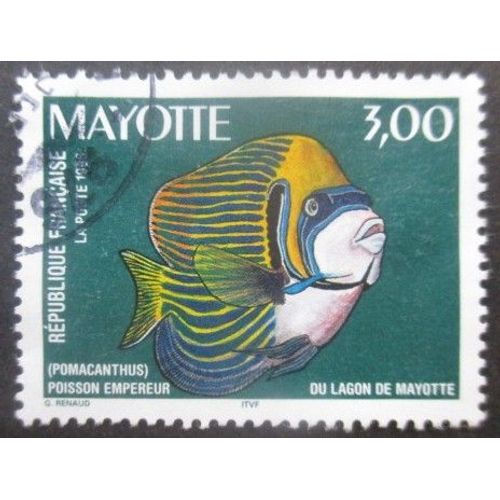 Mayotte N°60 Poisson Oblitéré