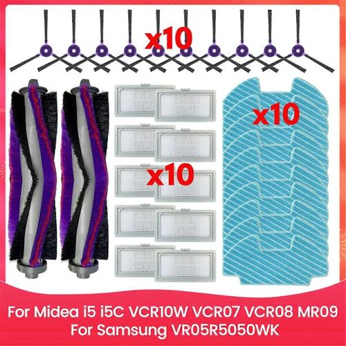 Pièces de rechange pour balai à franges principal, brosse latérale, filtre Hepa, pour modèles I5, I5C, VCR10W, VCR07, VCR08, MR09, VR05R5050WK