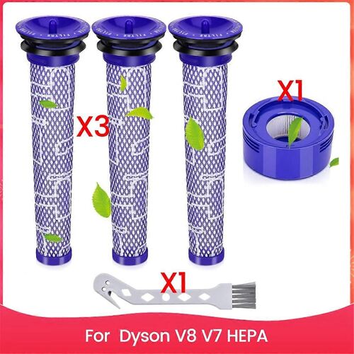 Kits de filtres à vide pour post-filtres et pré-filtres HEPA V8 et V7, remplace les pièces 965661-01 et 967478-01