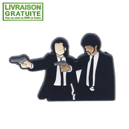 Pin'S Pins Pulp Fiction Vincent Vega Et Jules Winnfield Tarantino