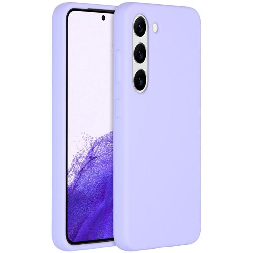 Accezz Coque Liquid Silicone Samsung Galaxy S23 Violet