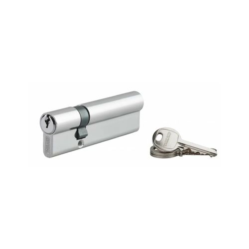 Cylindre de serrure à clé crantée Ecopro nickelé - 30 x 70 - Varié - THIRARD - 00007371