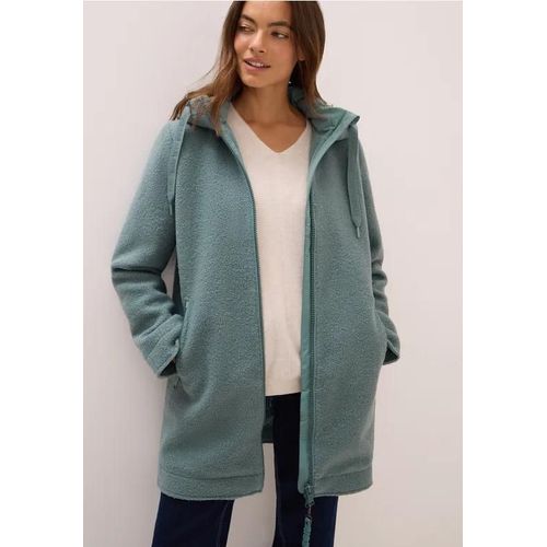 Cecil Femme Manteau En Optique Laine In Vert, Gr: Xl