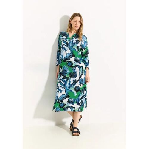 Cecil Femme Robe Midi À Imprimé In Blanc, Gr: S