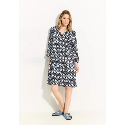 Cecil Femme Robe Tunique À Imprimé In Blanc, Gr: S