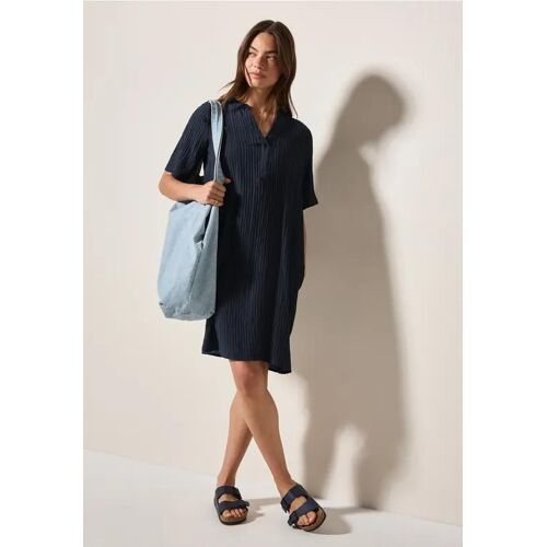 Cecil Femme Robe Structurée In Bleu, Gr: S