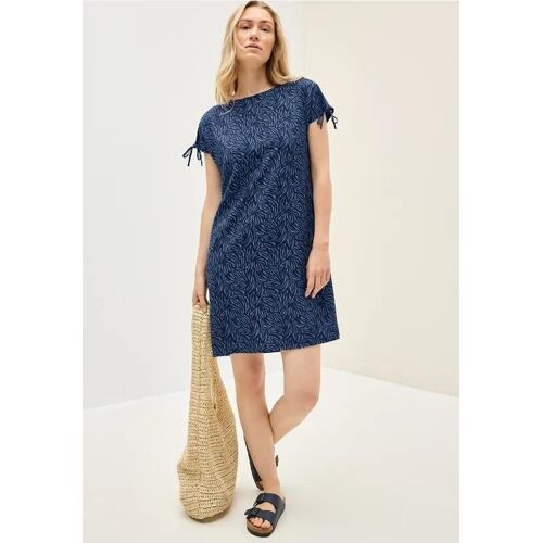 Cecil Femme Robe Structurée À Motifs In Bleu, Gr: Xxl