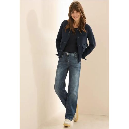 Cecil Femme Veste De Plongée Courte In Bleu, Gr: Xxl